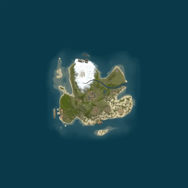 Map of My Rust Server
