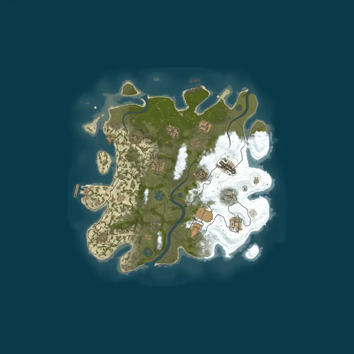 Map of [US] ISL.GG | 2x Solo/Duo/Trio |Kits|Shop|Events