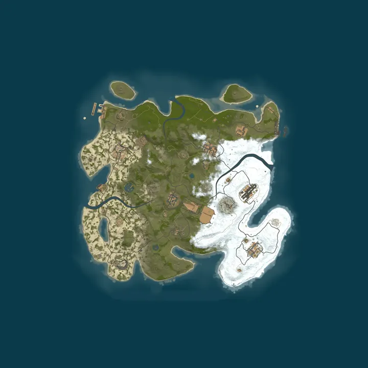 Map of RUSTEROO EU | MONTHLY | NO BP WIPE | NOOB FRIENDLY | 50% DECAY