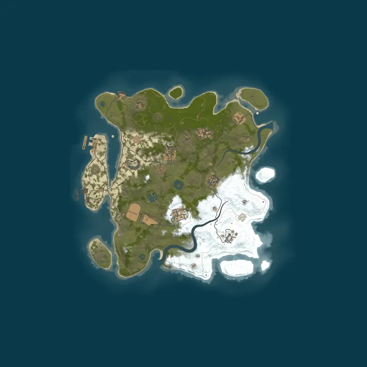 Map of [EU] Rust-France - SOLO/DUO/TRIO | FULLWIPED 26/10 26.10