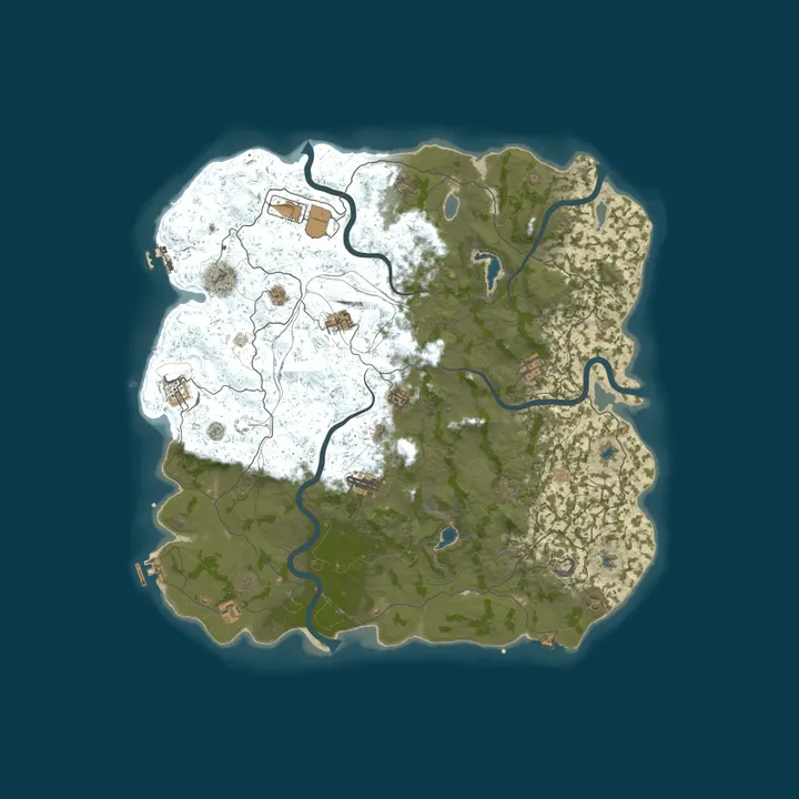 Map of Rust Arena - EU 2X Weekly (Monday) | Vanilla+