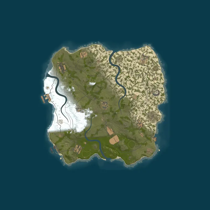 Map of TemplarGaming 10x Swift Solo/Duo Loot++|PvP|MyMini|SkinBox|x10 