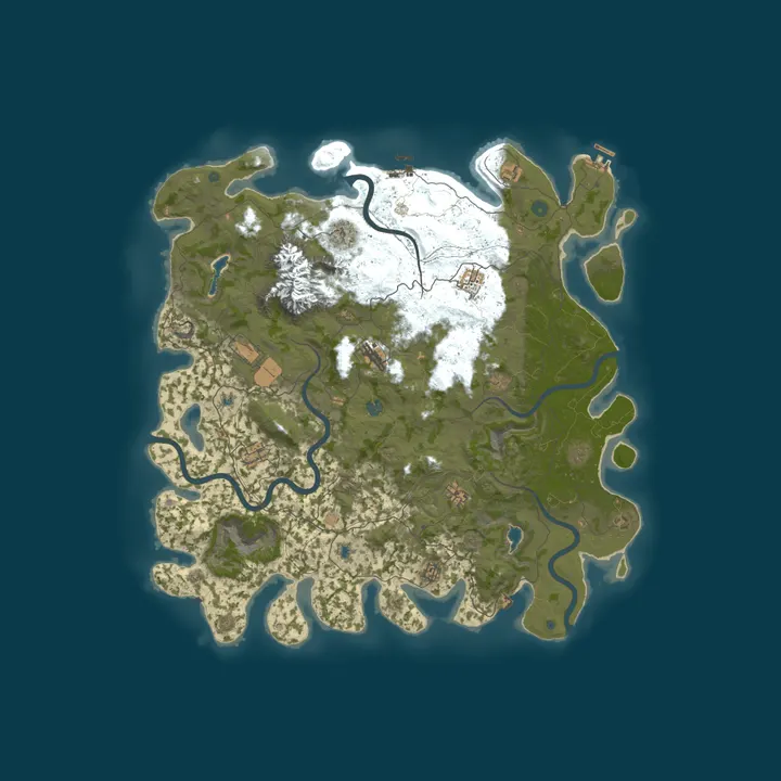 Map of Rusty Spoons PvE | no raiding / stealing / killing