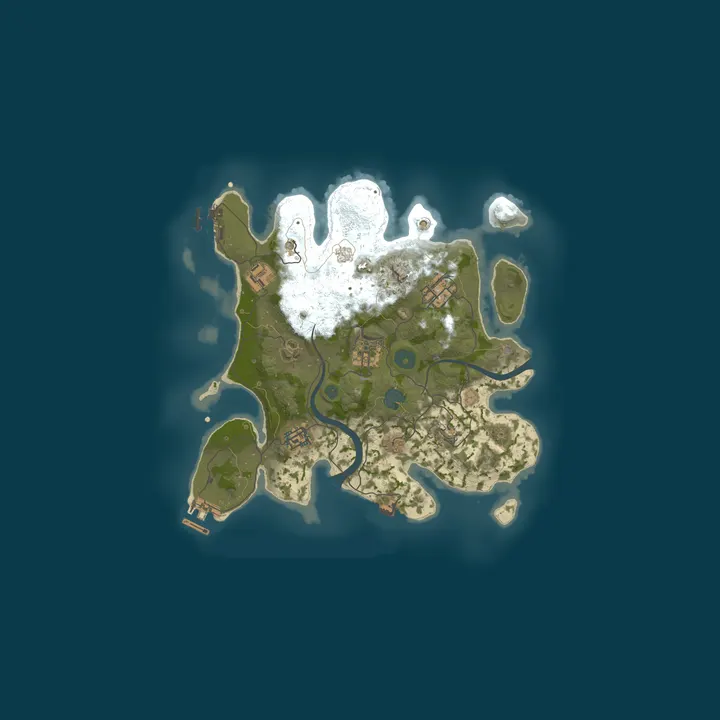 Map of [NA] Exile Rust | SOLO ONLY | Vanilla | Weekly Wipe