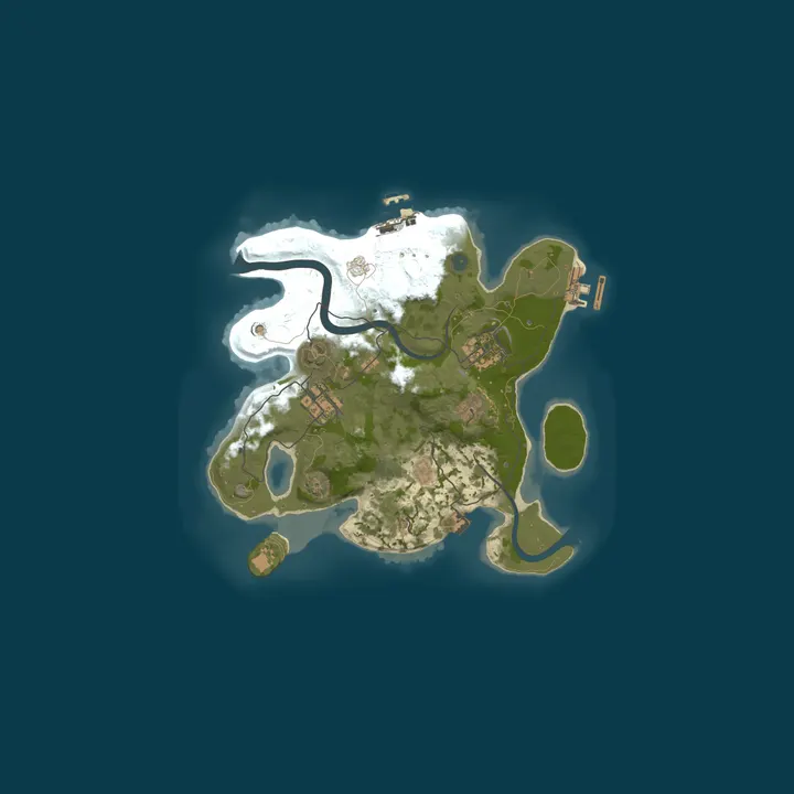 Map of A Rust Server