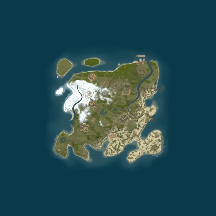 Map of [BR] RUST PLAYER 5X 22/10