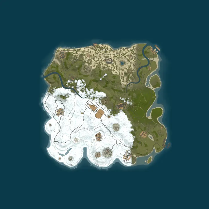 Map of SURVIVORS.GG #4 [ 2x Solo/Duo/Trio/Quad/Max5 ] FULLWIPED 29.10