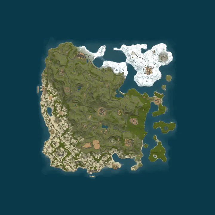 Map of EXCLUSION ZONE x SPERRZONE | PvPvE | WASTELAND | PvP ZONES