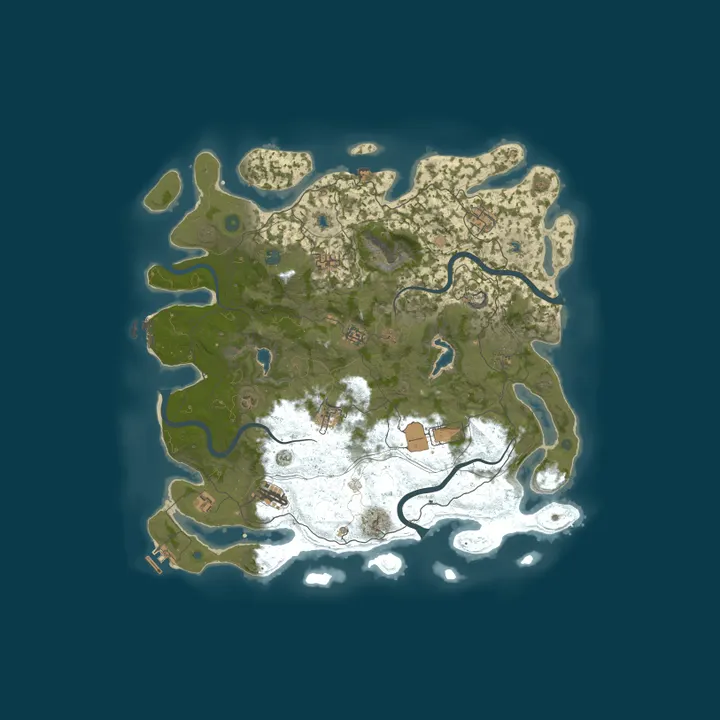 Map of ОСТРОВ РЖАВОГО ГЕНЕРАЛА