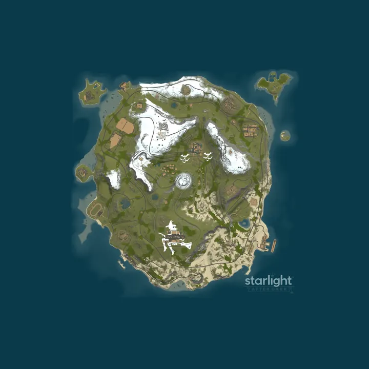 Map of Starlight After Dark | Halloween 2X |