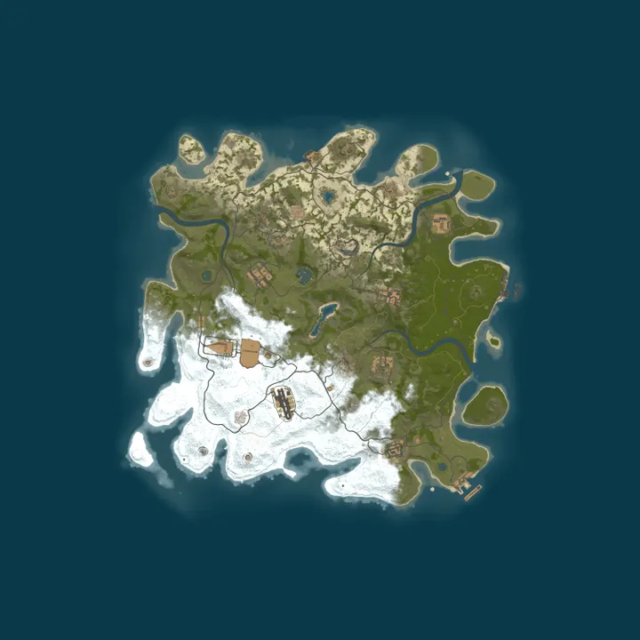 Map of Raid Rust Hybrid PVE/PVP EU/RU [x1|DoorRaid|Arena|TP]