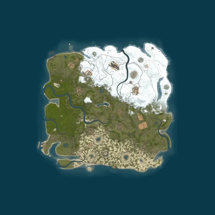 Map of 666 RUST /ДЛЯ НОВИЧКОВ /ПИТЕРСКИЙ 28.10