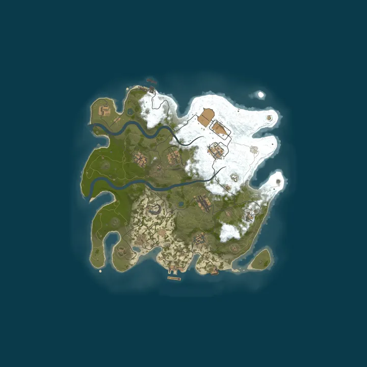 Map of [ASIA] Siam Rust | Vanilla | Weekly