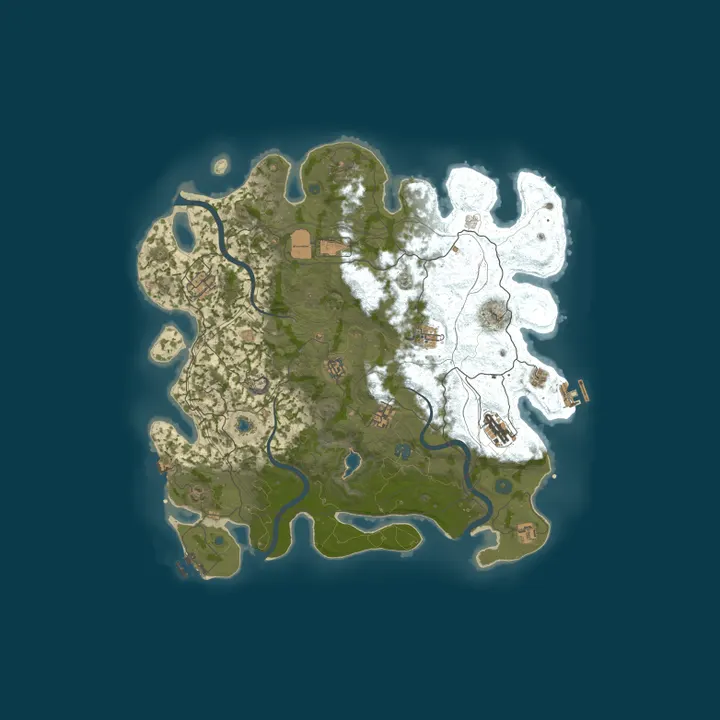 Map of [AU] AshRust 3x Monthly Max 5 | QoL/Loot+ | Full Wiped