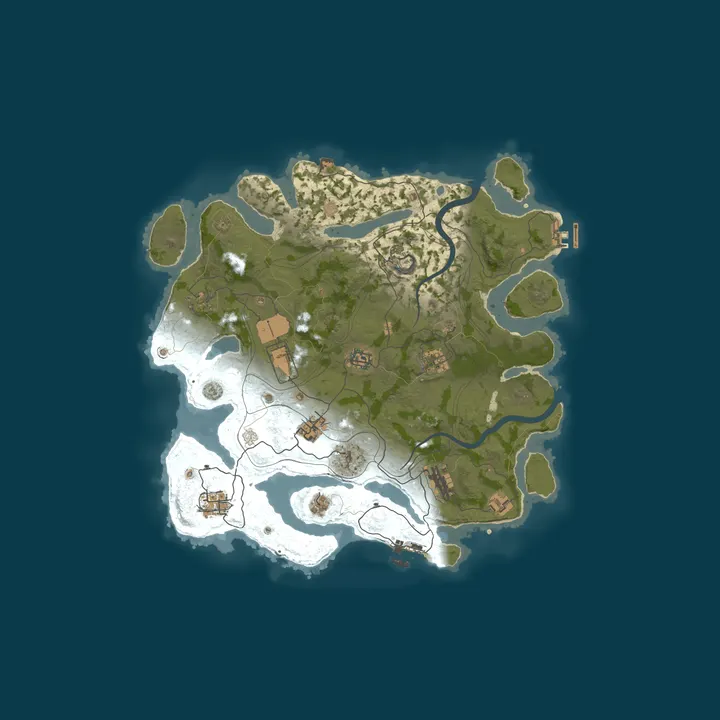 Map of HollowServers.co 3x Monthly Solo/Duo/Trio/Quad |Shared BPs
