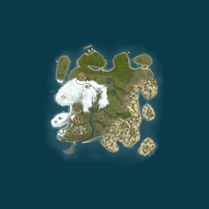 Map of MyRust Solo/Duo/Trio | 2x | THURSDAY WIPE