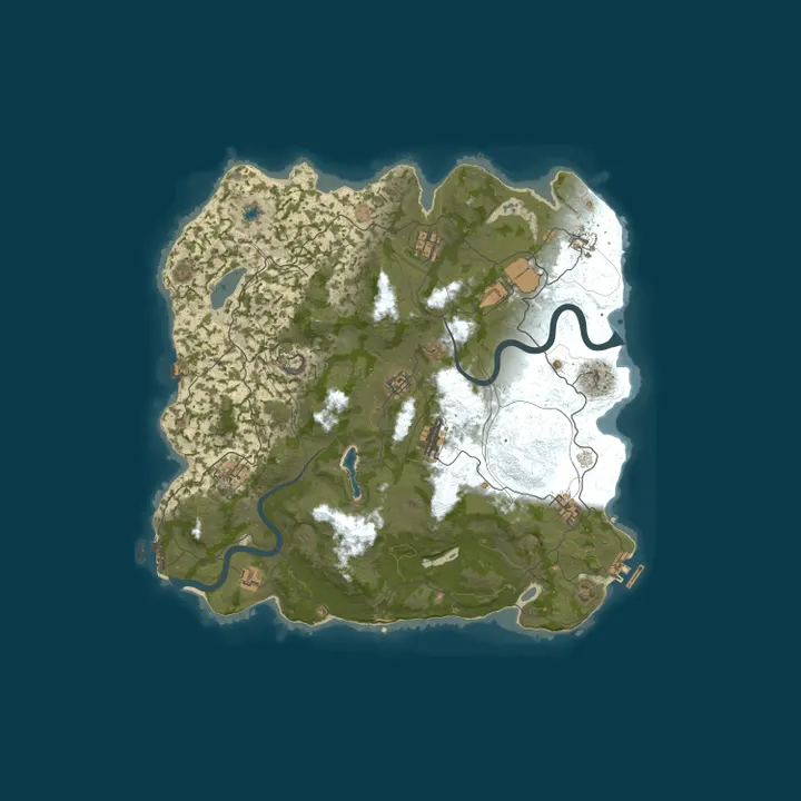 Map of EU RENEGADE 2x Monthly | Solo Duo Trio Quad | 50% Upkeep | No B