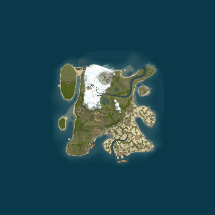Map of 4Netplayers Rust Server AndyGnbg