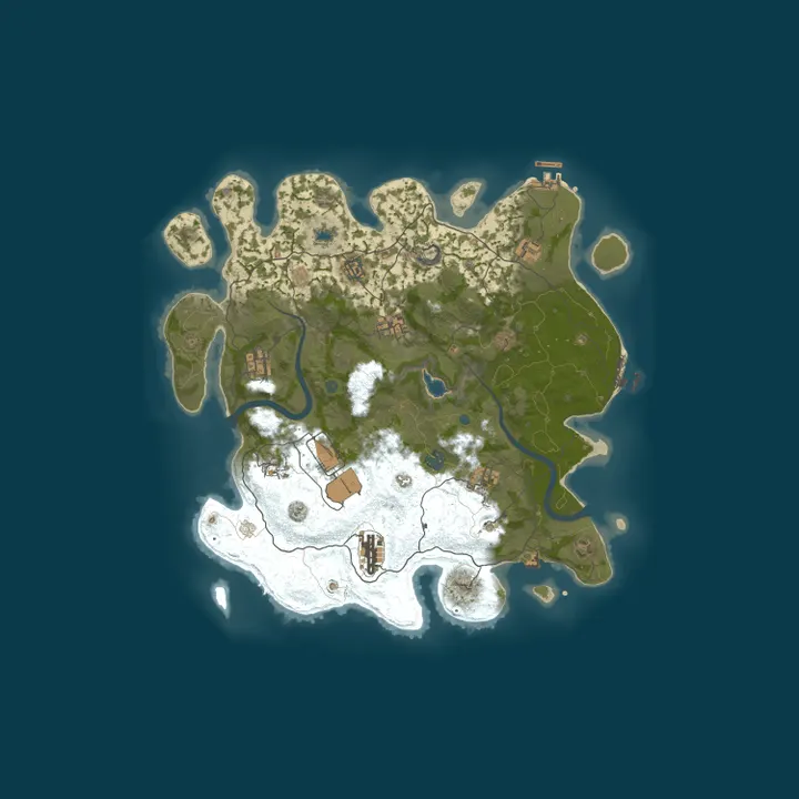 Map of Rust Server by nitrado.net