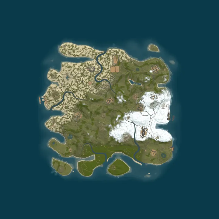Map of ZOS | ЗОНА ВЫЖИВАНИЯ | Для Новичков
