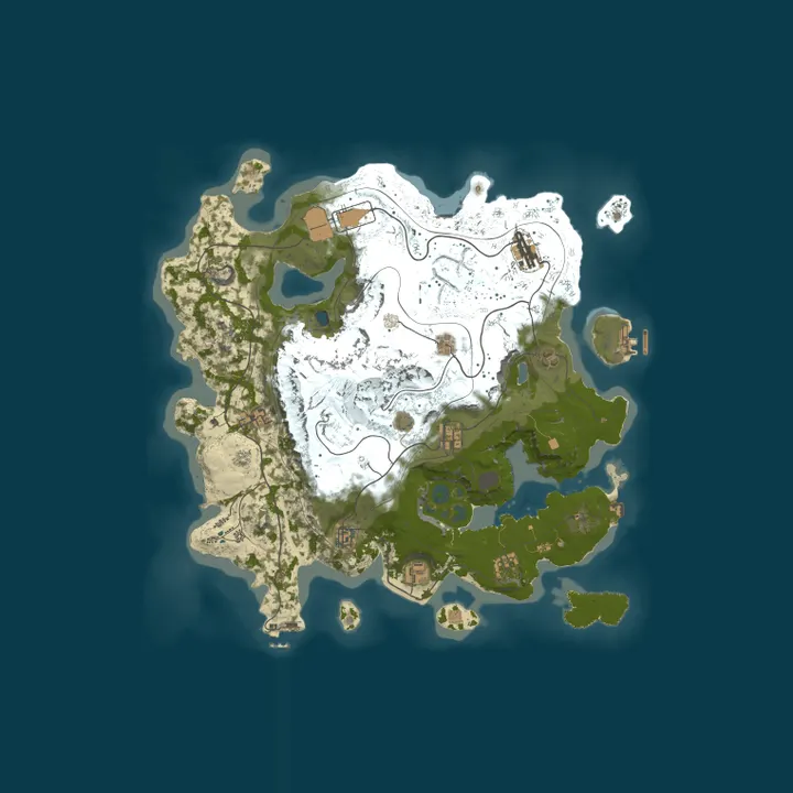 Map of HELPER ARCTIC FROST | HARDCORE +